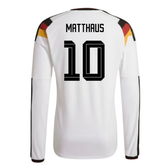 2026-2027 Germany Authentic Long Sleeve Home Shirt (Matthaus 10)-Vantage Point Soccer
