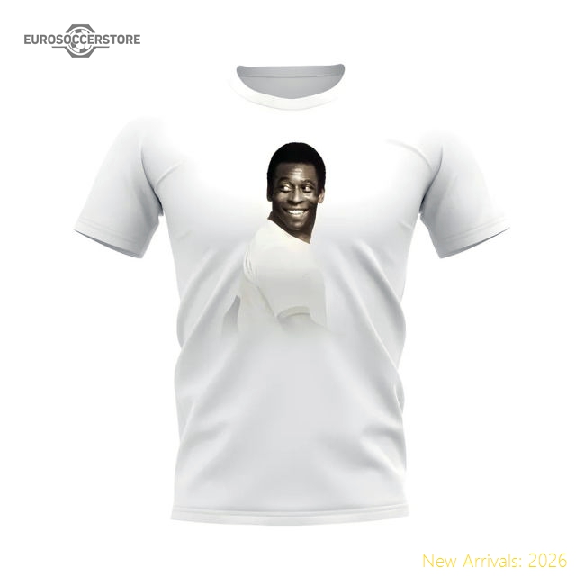 Pele Brazil Legend T-Shirt (White)-Vantage Point Soccer