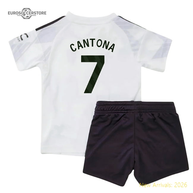 2025-2026 Man Utd Away Baby Kit (Cantona 7)-Vantage Point Soccer