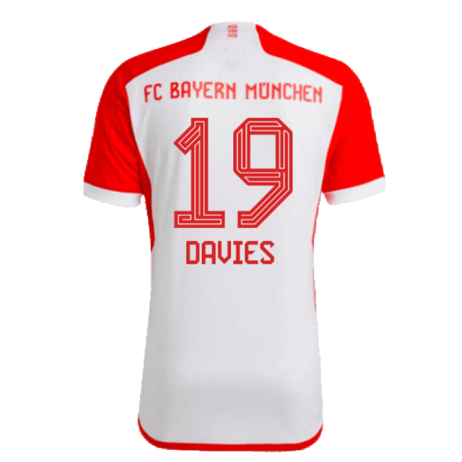 2023-2024 Bayern Munich Home Shirt (Davies 19)-Vantage Point Soccer
