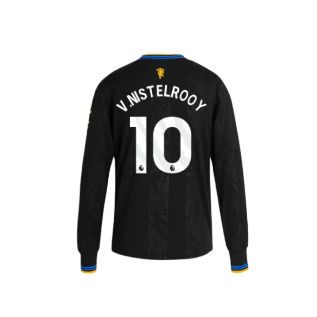 2025-2026 Man Utd Long Sleeve Third Shirt (Kids) (V.Nistelrooy 10)-Vantage Point Soccer