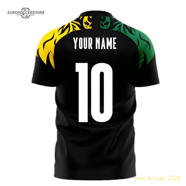 Cameroon 2025-2026 Third Concept Football Kit (Airo) (Your Name)-Vantage Point Soccer