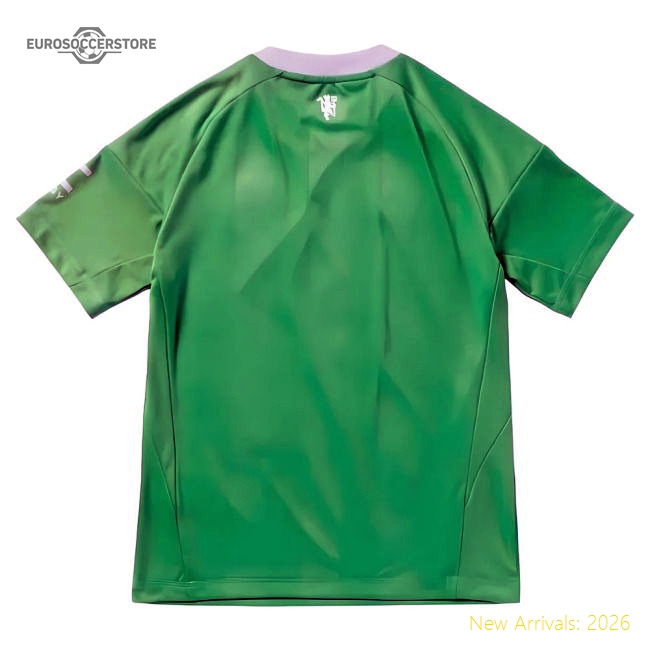 2025-2026 Man Utd Third Goalkeeper Shirt (Green) - Kids-Vantage Point Soccer