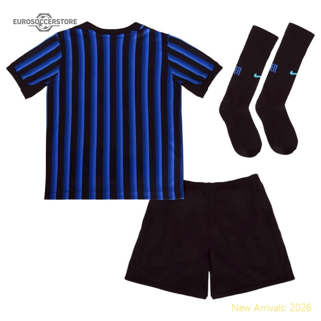 2025-2026 Inter Milan Home Mini Kit-Vantage Point Soccer