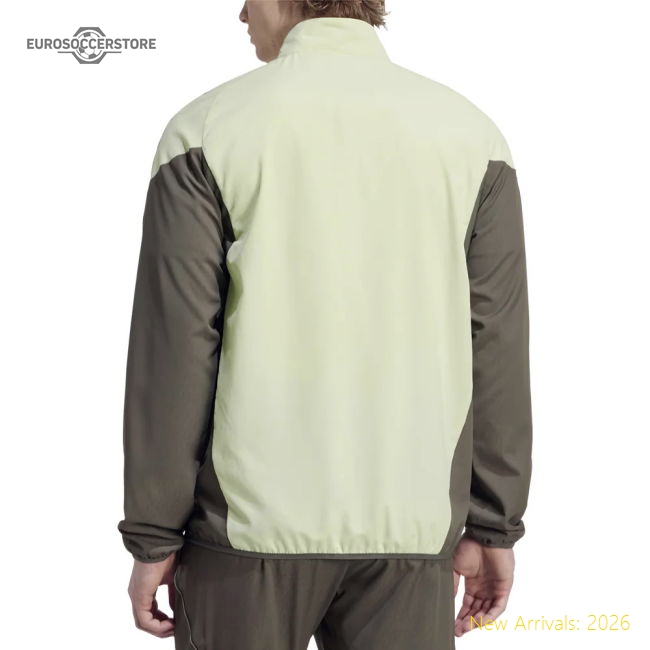 2025-2026 Real Madrid Presentation Jacket (Utility Grey)-Vantage Point Soccer
