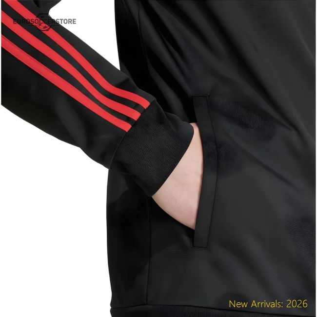 2025-2026 Man Utd DNA Track Top (Black)-Vantage Point Soccer
