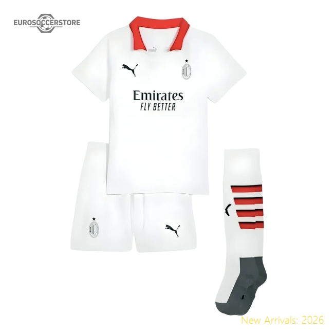 2024-2025 AC Milan Away Mini Kit-Vantage Point Soccer