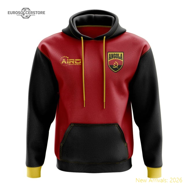 Angola Concept Country Football Hoody (Red)-Vantage Point Soccer