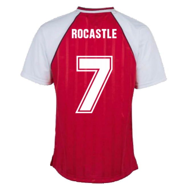 Arsenal 1988 Home Retro Football Shirt (ROCASTLE 7)-Vantage Point Soccer