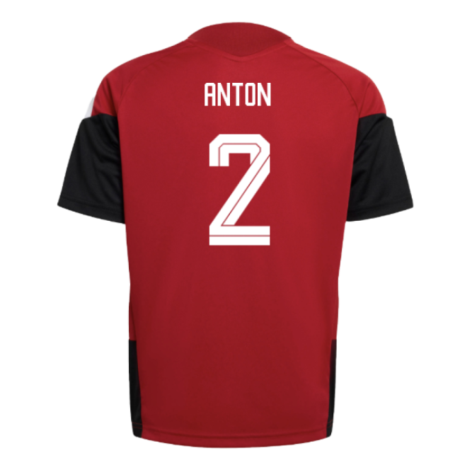 2026-2027 Germany Training Jersey (Red) - Kids (Anton 2)-Vantage Point Soccer