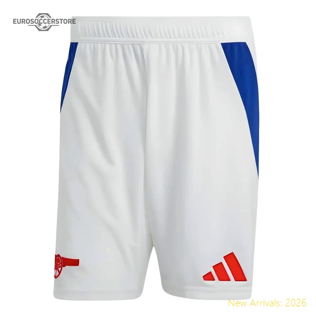 2024-2025 Arsenal Home Shorts (White)-Vantage Point Soccer