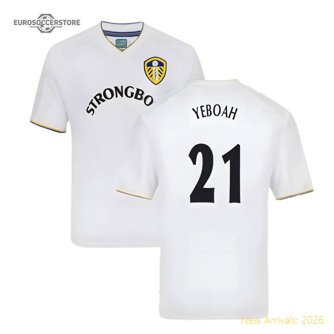 Leeds United 2001 Retro Shirt (Yeboah 21)-Vantage Point Soccer