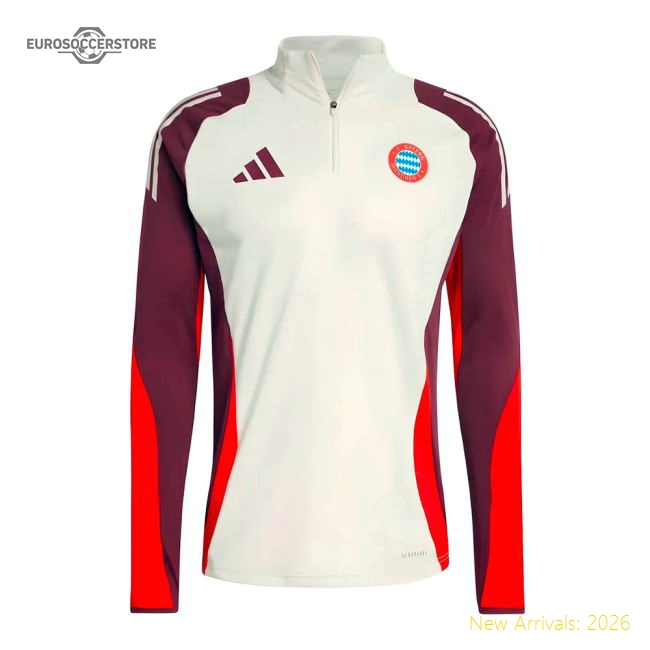 2024-2025 Bayern Munich EU Training Top (Linen)-Vantage Point Soccer