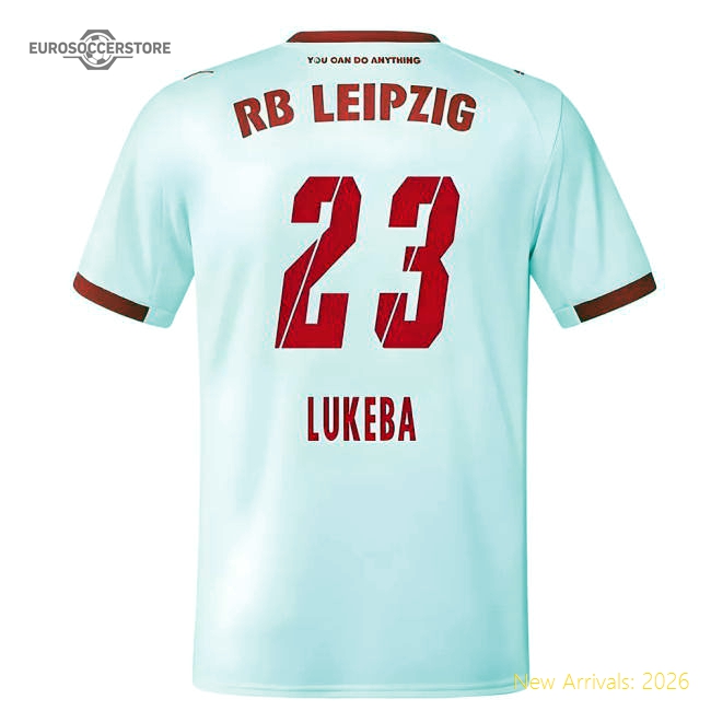 2025-2026 Red Bull Leipzig Home Shirt (Lukeba 23)-Vantage Point Soccer