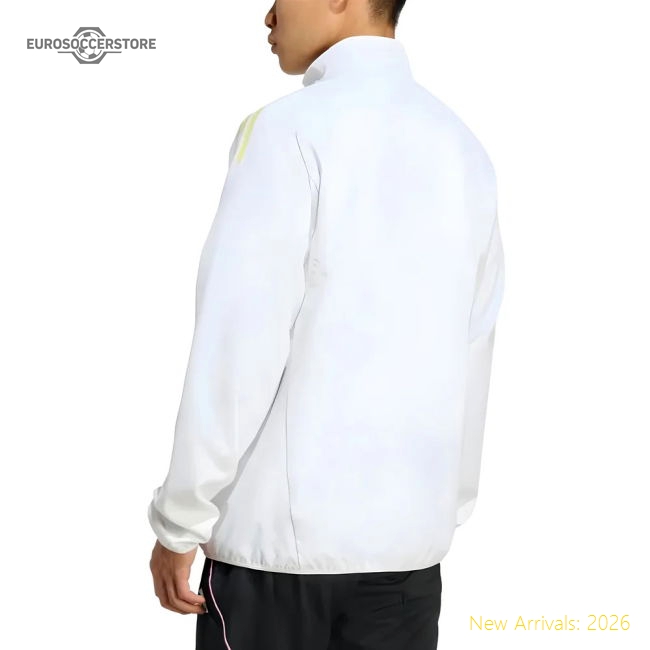 2025-2026 Juventus Presentation Jacket (White)-Vantage Point Soccer