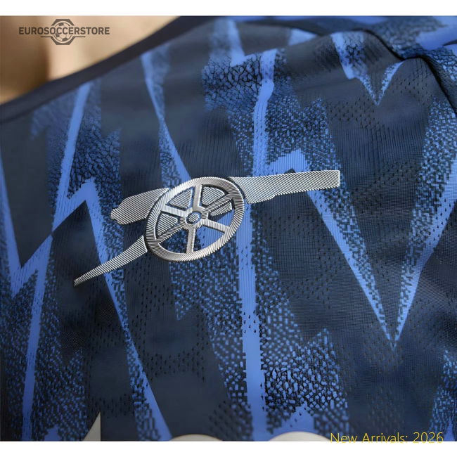 2025-2026 Arsenal Authentic Long Sleeve Away Shirt-Vantage Point Soccer