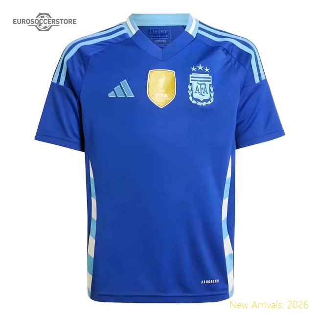 2024-2025 Argentina Away Shirt (Kids)-Vantage Point Soccer