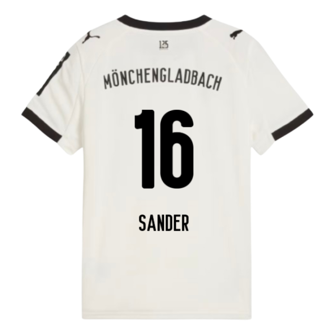 2025-2026 Borussia MGB Home Shirt (Kids) (Sander 16)-Vantage Point Soccer