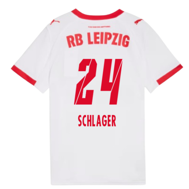 2025-2026 Red Bull Leipzig Home Shirt (Kids) (Schlager 24)-Vantage Point Soccer