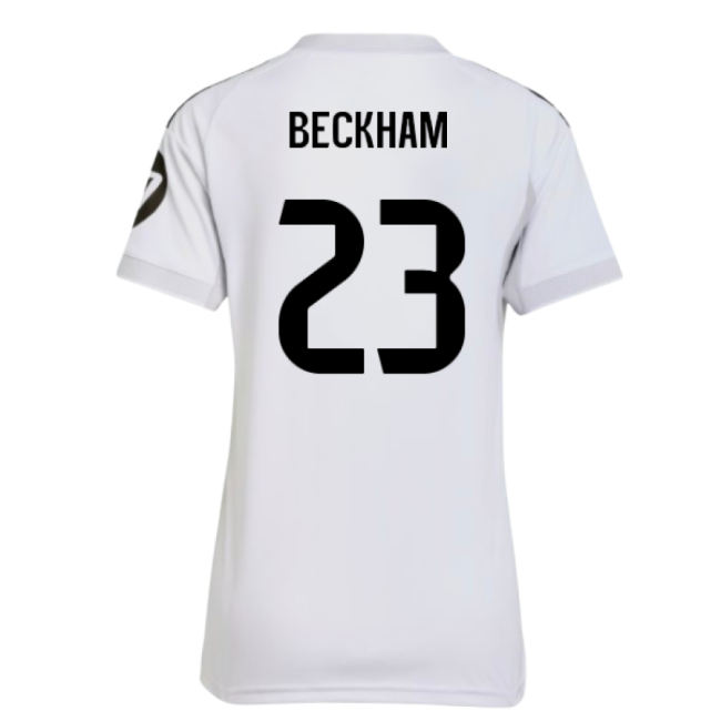 2025-2026 Real Madrid Home Shirt (Womens) (Beckham 23)-Vantage Point Soccer
