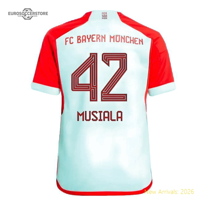 2023-2024 Bayern Munich Home Shirt (Kids) (Musiala 42)-Vantage Point Soccer