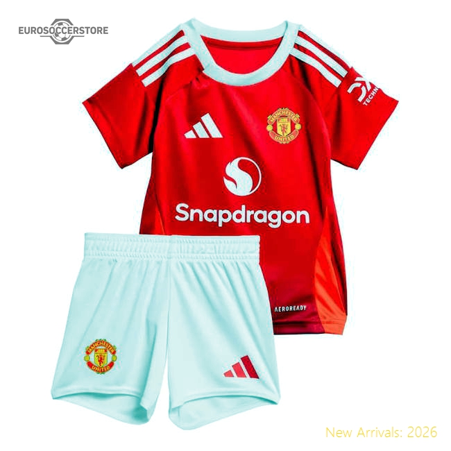 2024-2025 Man Utd Home Baby Kit-Vantage Point Soccer