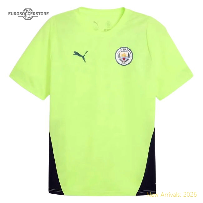 2025-2026 Man City Training Jersey (Fizzy Apple)-Vantage Point Soccer