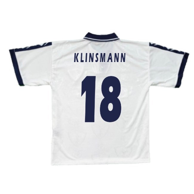 1995-1997 Tottenham Home Pony Shirt (Klinsmann 18)-Vantage Point Soccer