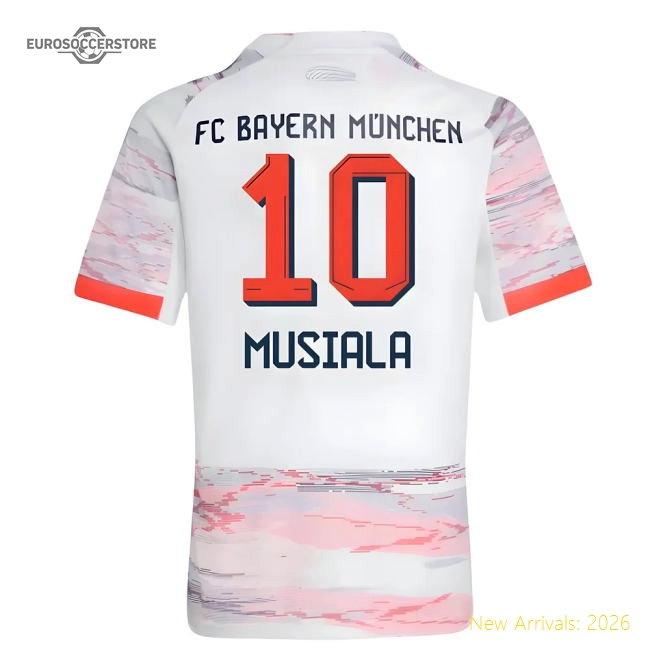 2025-2026 Bayern Munich Away Shirt (Kids) (Musiala 10)-Vantage Point Soccer