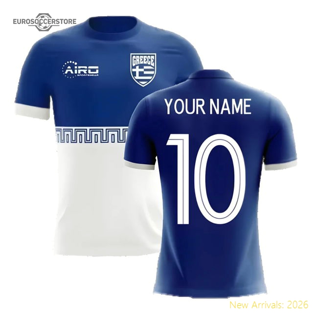 2025-2026 Greece Away Concept Football Shirt (Your Name)-Vantage Point Soccer