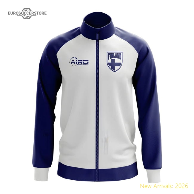 Finland Concept Football Track Jacket (White)-Vantage Point Soccer