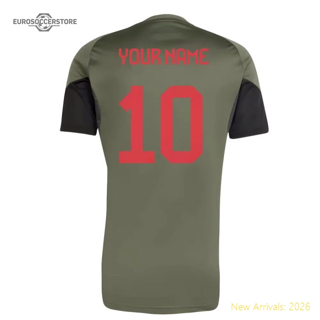 2025-2026 Bayern Munich EU Training Shirt (Base Green) (Your Name)-Vantage Point Soccer