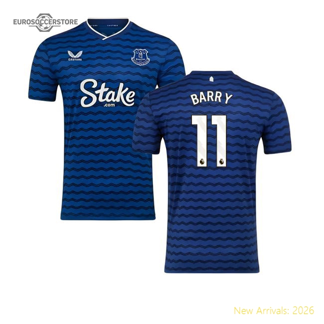2025-2026 Everton Home Shirt (Barry 11)-Vantage Point Soccer