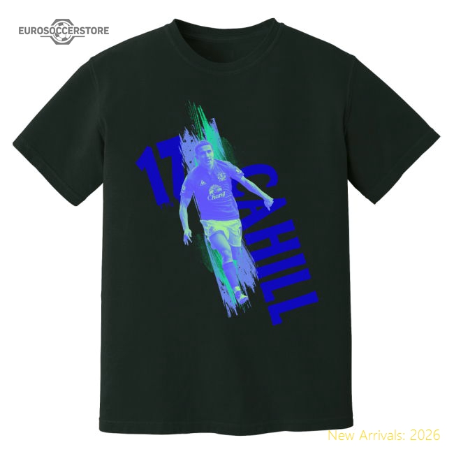 Tim Cahill Everton Premier League Legend T-Shirt (Black)-Vantage Point Soccer