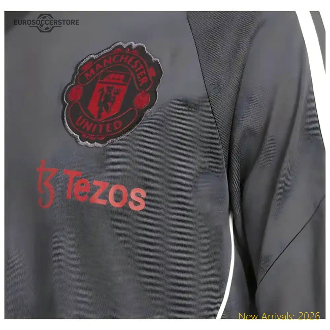 2024-2025 Man Utd EU Training Tee (Carbon)-Vantage Point Soccer
