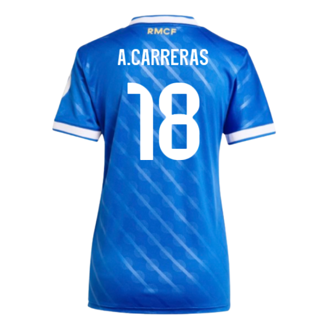2025-2026 Real Madrid Third Shirt (Womens) (A.Carreras 18)-Vantage Point Soccer