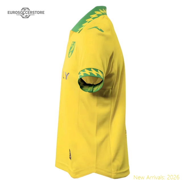 2025-2026 Norwich City Home Shirt - Kids-Vantage Point Soccer
