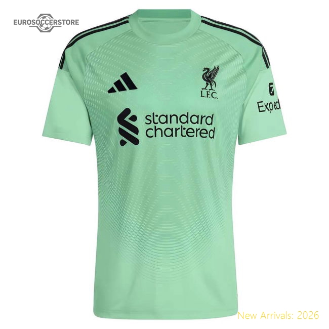 2025-2026 Liverpool Home Goalkeeper Shirt (Glory Mint)-Vantage Point Soccer