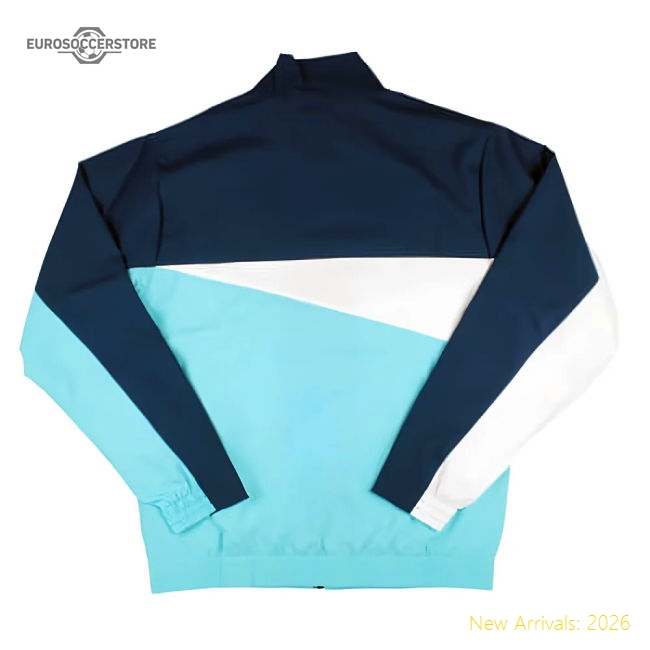 2023-2024 Marseille Woven Jacket (Persian Blue)-Vantage Point Soccer