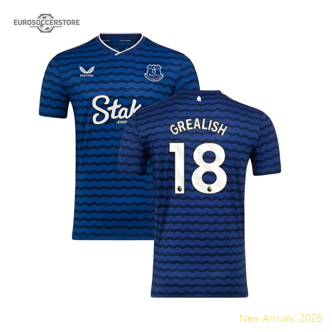2025-2026 Everton Home Shirt (Grealish 18)-Vantage Point Soccer