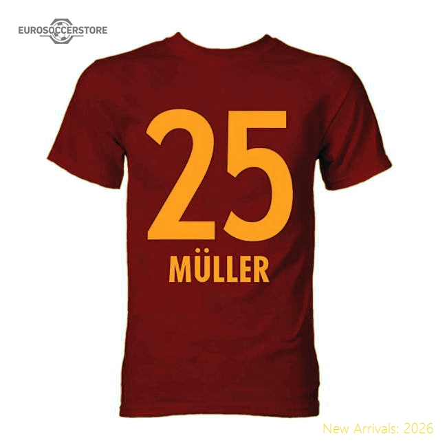 Thomas Muller Bayern Munich Hero T-Shirt (Red)-Vantage Point Soccer