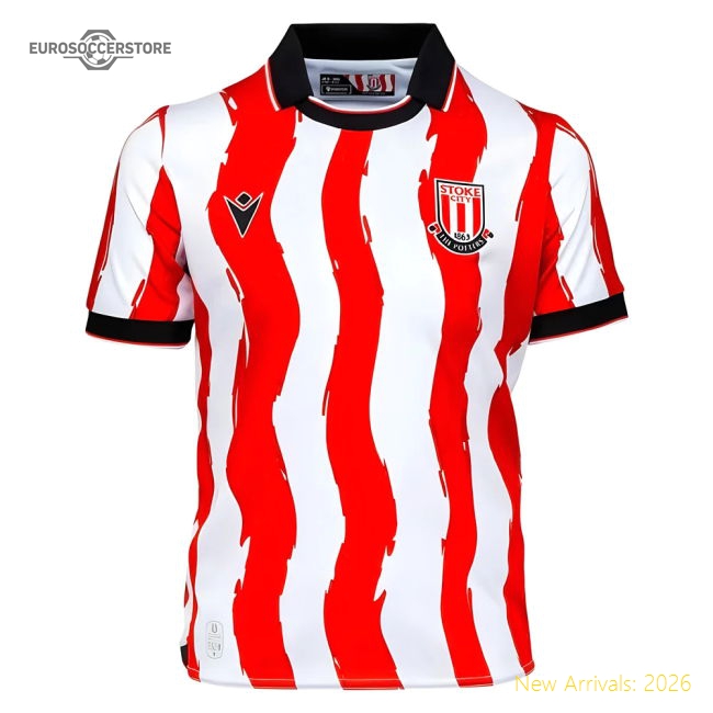 2025-2026 Stoke City Home Shirt (Kids)-Vantage Point Soccer