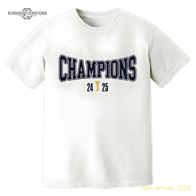 Tottenham Europa Champions T-Shirt (White)-Vantage Point Soccer