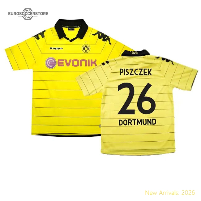 Borussia Dortmund 2010-11 Home Shirt ((Excellent) M) (Piszczek 26)-Vantage Point Soccer