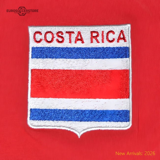Costa Rica 1990 Retro Football Shirt-Vantage Point Soccer