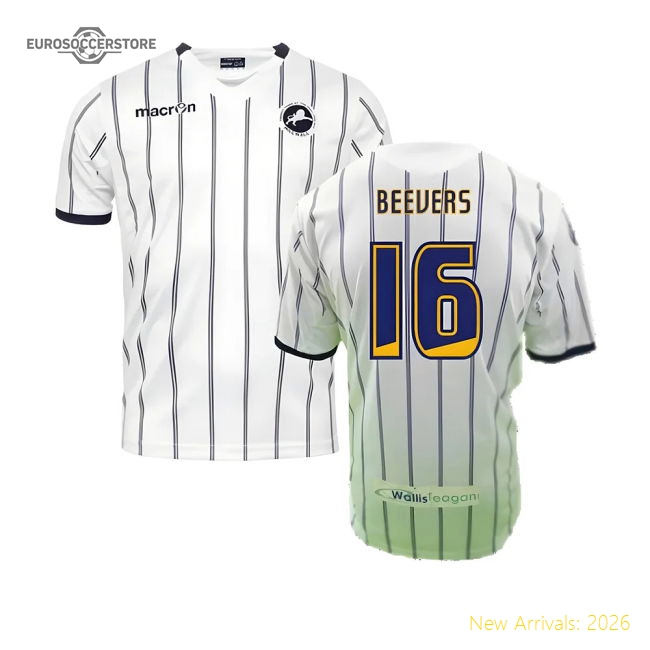 Millwall 2013-14 Away Shirt ((Good) XXL) (Beevers 16)-Vantage Point Soccer