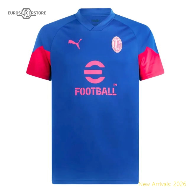 2023-2024 AC Milan Training Jersey (Royal Sapphire) (Pirlo 21)-Vantage Point Soccer