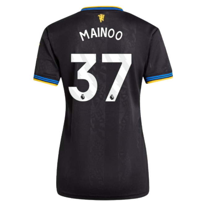 2025-2026 Man Utd Authentic Third Shirt (Womens) (Mainoo 37)-Vantage Point Soccer