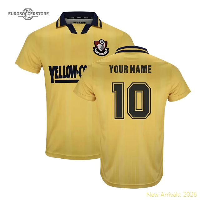 1995-1996 Bournemouth Away Retro Shirt (Your Name)-Vantage Point Soccer