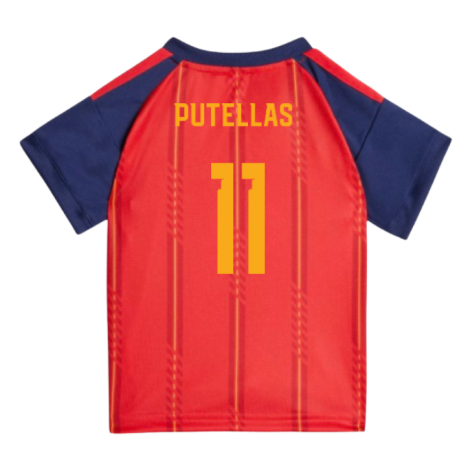 2026-2027 Spain Home Baby Kit (Putellas 11)-Vantage Point Soccer